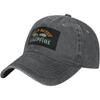 Campfire Life Is Better Washed Cotton Baseball Cap Vintage Outdoor Hiking Adjustable Dad Hat
