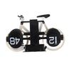 Vintage   Desk Clock Bike Shape Retro Mechanical Battery Powered Gear Operated Timer Reminder Table Clock for  