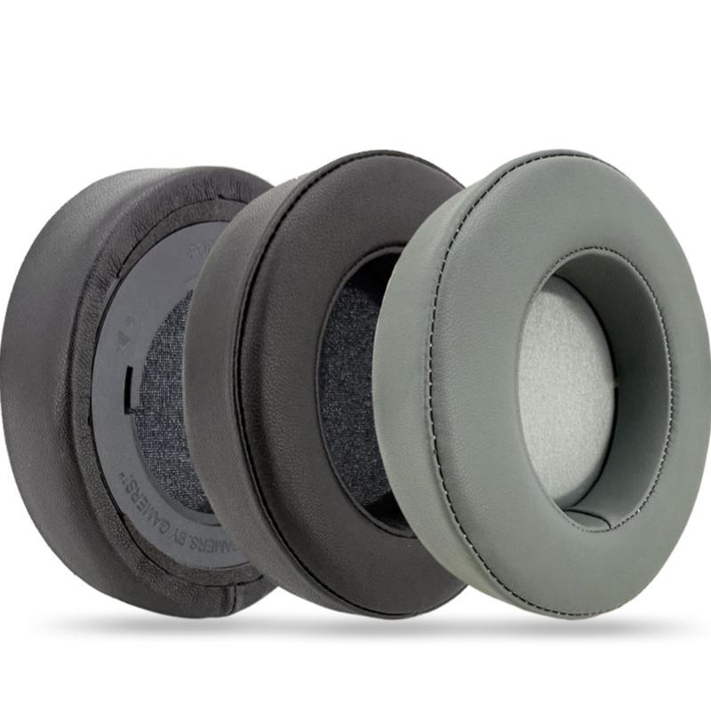 1 Pair Replacement Ear Cushion Pad Over Ear Headphone Lambskin Earpads for Professional V2 7.1 Comfortable Wear