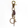Mini Rifle-Shaped Retro Alloy Keychain Pendant with Lobster Clasp