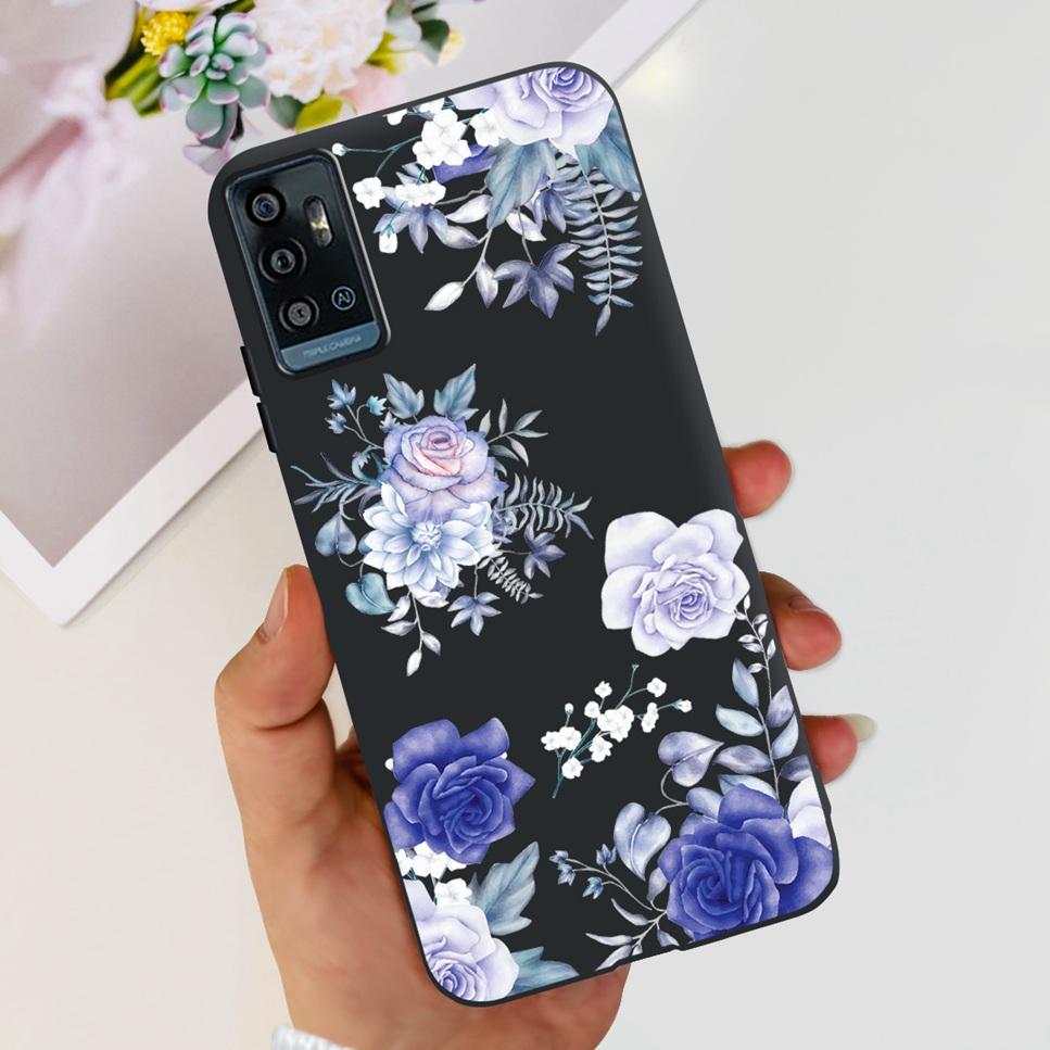 For ZTE Blade A71 6.52" Case Cartoon Dinosaur Football TPU Soft Silicone Cover For ZTE Blade A71 2021 A7030 Phone Cases Fundas