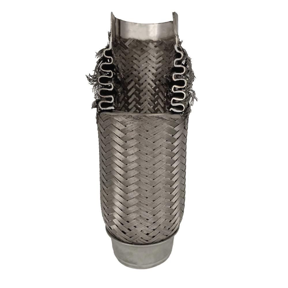 CCE Flexible Exhaust Stainless Steel Mesh Exhaust Car Repair Corrugated Welding Selectable Sizes for Various Vehicles Pipe, Pipe, Manifold, Muffler,