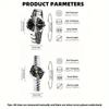 2pcs Couples Dial Cutting Quartz Watch Business Fashion Analog Calendar Wrist Watch Valentines Gift For Men Women Date Watch