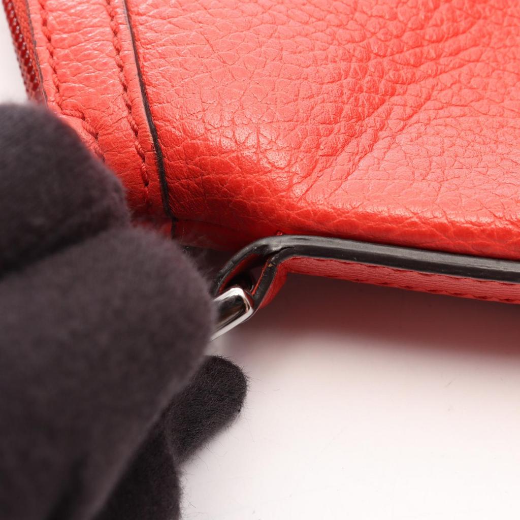 Used GUCCI Interlocking G 2WAY Tote Bag 341503 leather Red Used Women