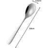 Nagao Tsubame-Sanjo Smooth Curry Spoon, 18cm, Stainless Steel, Made in Japan, #4400