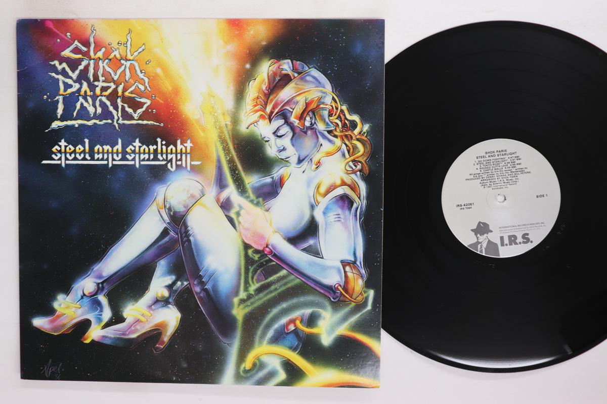 LP Record SHOK PARIS  Steel And Starlight IRS42051 I.R.S. 1987 US Metal Used