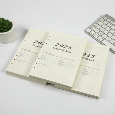 2025 A5 Agenda Täglichen Plannerr Englisch Planer Englisch Notebook Täglichen Zu Tun Liste Lose-blatt Stationäre
