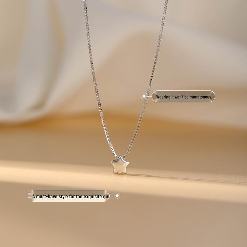 Elegant Mini Star Necklace for Women - Versatile, Fashionable, and Exquisite Clavicle Chain