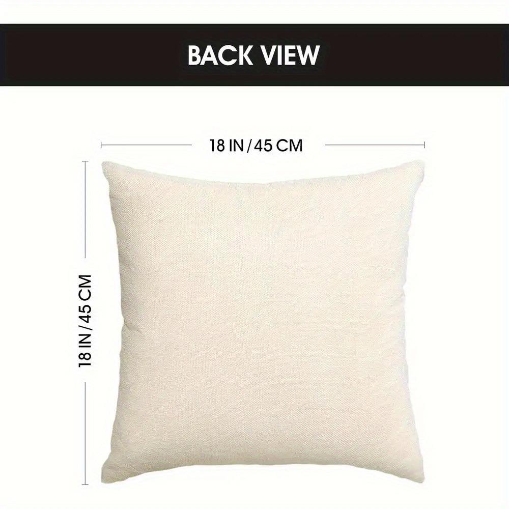 2-Piece Patriotic Daisy and Plaid Buffalo Pillow Case Red, White, and Blue July 4th Decor Cushion Covers for Sofa