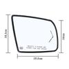 Door Mirror Lens Toyota Tundra 2007-2020/Sequoia 2008-2017 Car Exterior Rearview Mirror Side Mirror Lens