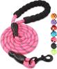 Pet Products Dog Reflective Leash Multi-color Strong Nylon Round Rope Large and Medium-sized Dog Leash Comfortable Padded Handle