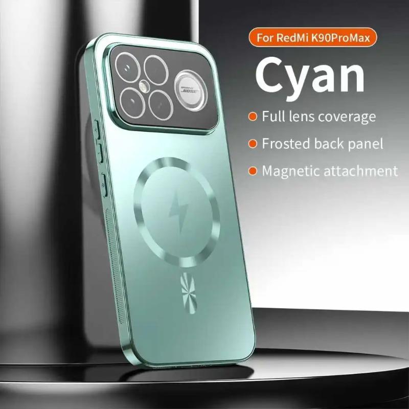 Per Xiaomi Poco F8 Pro F8 Ultra Custodia Pellicola Magnetica Protezione Lente Fotocamera per Ricarica Wireless Cover Posteriore Opaca Satinata
