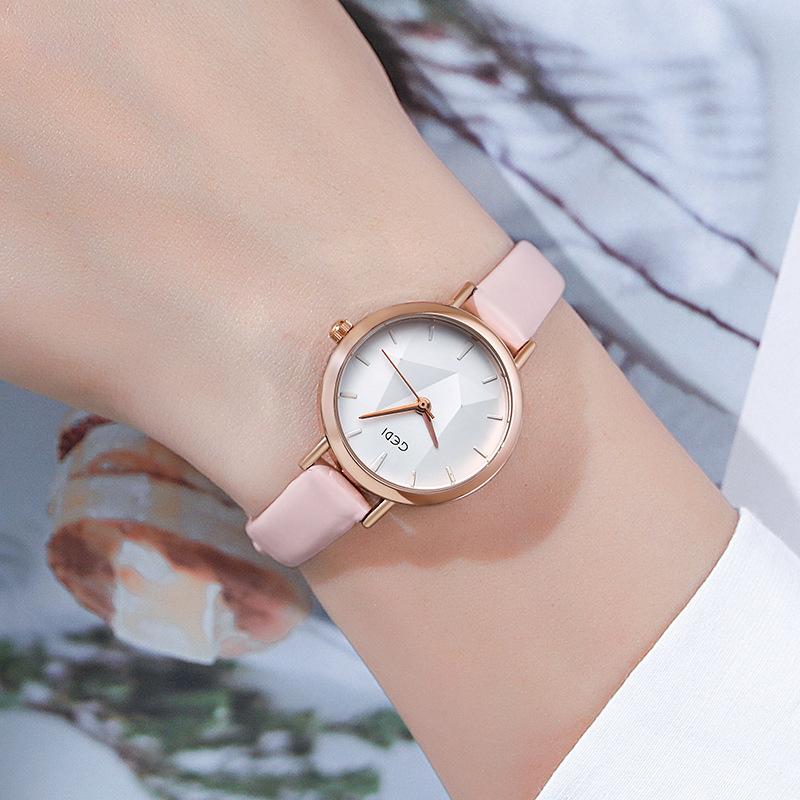 Ladies Temperament Belt Watch Fashionable Simple Casual Small Student Waterproof Watch