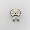 Rund skull Golf Hat Clip Magnetisk Golf Ball Marker Holder Golfer Luer Bukser Vesker Visir Belter Metall Clip Golf Tilbehør Entusiaster Gave