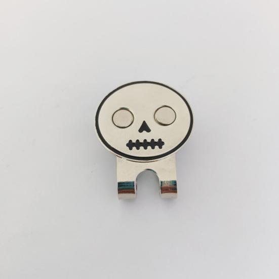 Kulatá lebka Spona na golfovou čepici Magnetický držák na značkovač golfového míčku Golfové čepice Kalhoty Tašky Průzory Opasky Kovová spona Golfové doplňky Nadšenci Dárek