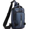 Vielseitige wasserdichte Crossbody-Brusttasche für Herren - Trendig, Lässig, Kleiner Rucksack aus Weltraumstoff