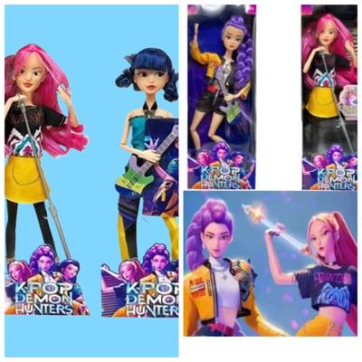 2028 Kpop Demon Hunters Action Figure Toy Derpys Tiger Rumi Mira Zoey Sussy Figurine Doll For Fans Christmas Gifts