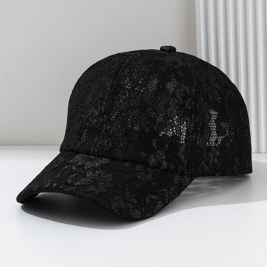 Women's Lace Flower Duckbill Baseball Cap