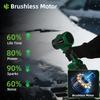 Newbeny 2IN1 Brushless Electric Turbo Blower Jet Fan 650M/S 3000W Violent Car Dryer Snow Dust Blowing Tool For Makita Battery