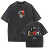Washed Vintage Rapper Bad Bunny T-shirt DeBi TiRAR MaS FOToS DTMF World Tour T Shirt Gothic Cotton Oversized T-shirts