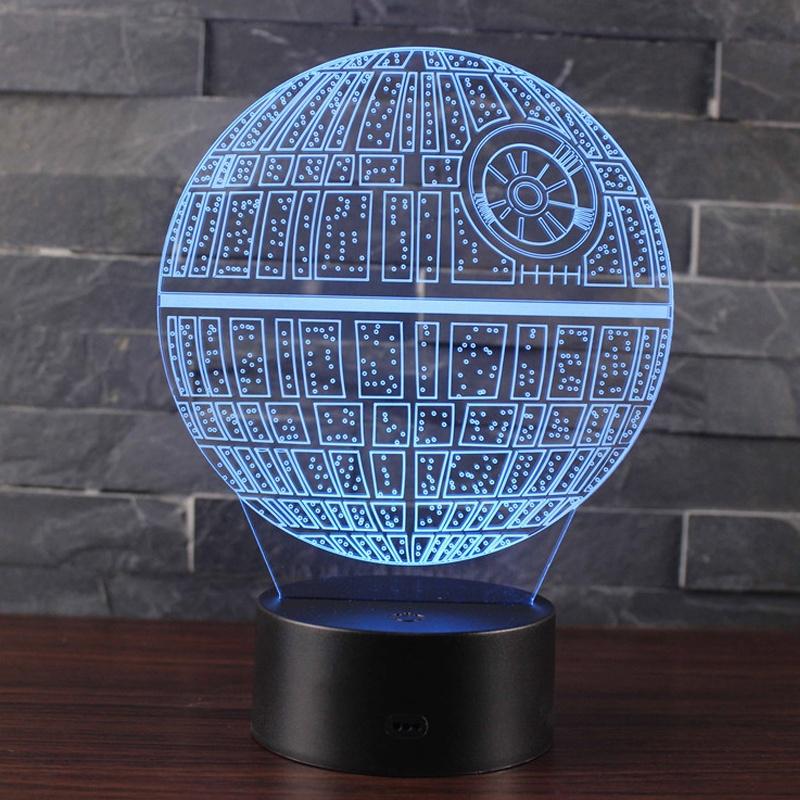 3d Illusion Star Wars Night Light Decor Lamp With Smart Touch The Perfect Home Decoration