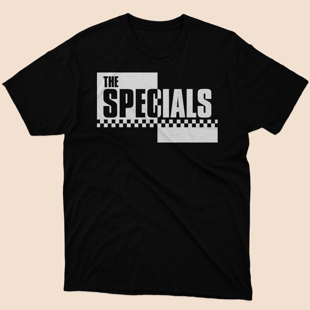 The Specials Базовая классическая черная футболка Размеры от S до 5XL Унисекс футболка XXL