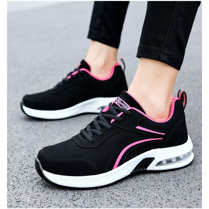 Autumn New Women's Shoes Fashionable and Comfortable Sports Shoes Thick Soled Fly Woven Mesh Casual Sports Women's Shoes