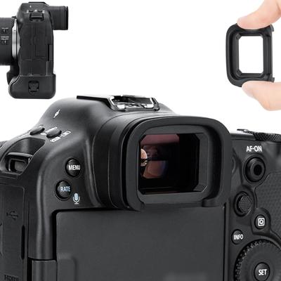 JJC Augenmuschel kompatibel mit Canon kompatibel mit Canon EOS R3 Kamera Silikon Sucherschutz Okular Okular schwarz ER-H