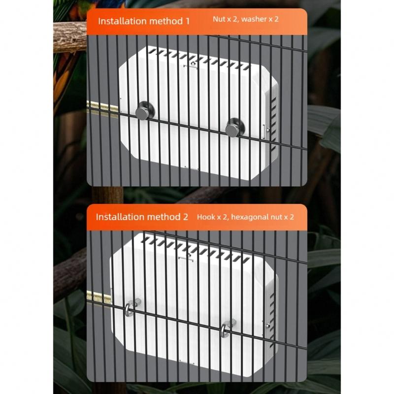 Durability Metal Warming Perches For Parrots With Anti Chew And Smarted Temperature Control For Bird Cages