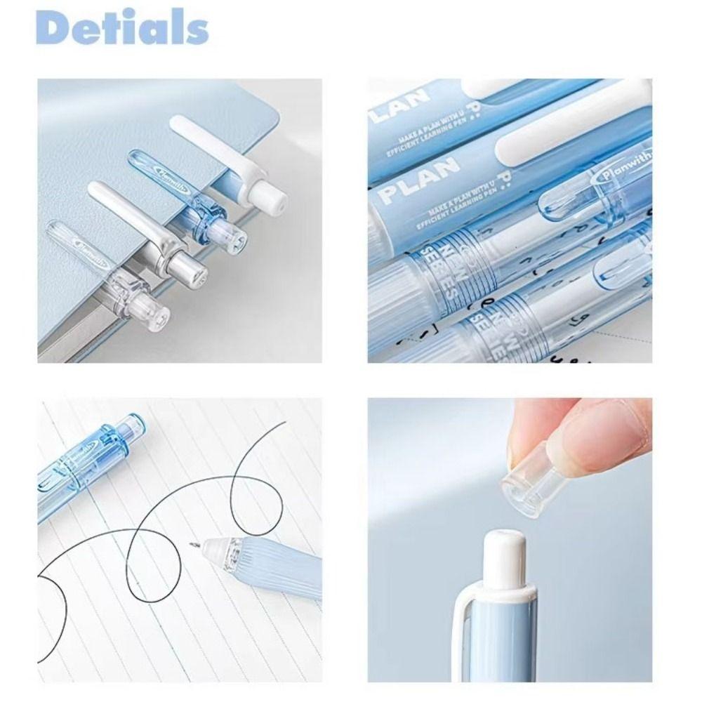 2 Pcs Multifunction Tiny Gel Pens Set ABS Gel Pen Novelty Student Writing Pen Drawing Stationery