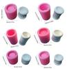 Candle Mould Decors Casting Molds DIY 3D Silicone Mould Cylinders Candle Mould Silicone Molds Handicrafts Candle Holder