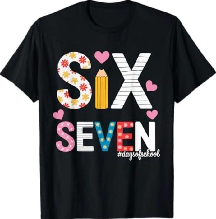 I Survived 67 Days of School Teacher Student Six Seven Meme T-Shirt 3XL