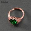 Lindon Klassischer Zirkonring aus Kupferlegierung, Damenschmuck, Hochzeitsversprechen, Partygeschenk