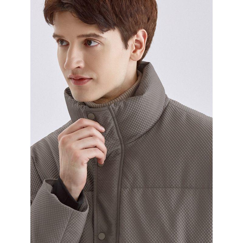 Thousand Paper Cranes Men's Clothing 90% Fleece Thickened Stand Collar Warm down Jacket Winter Loose Men's Cold-Proof Outerwear Coat