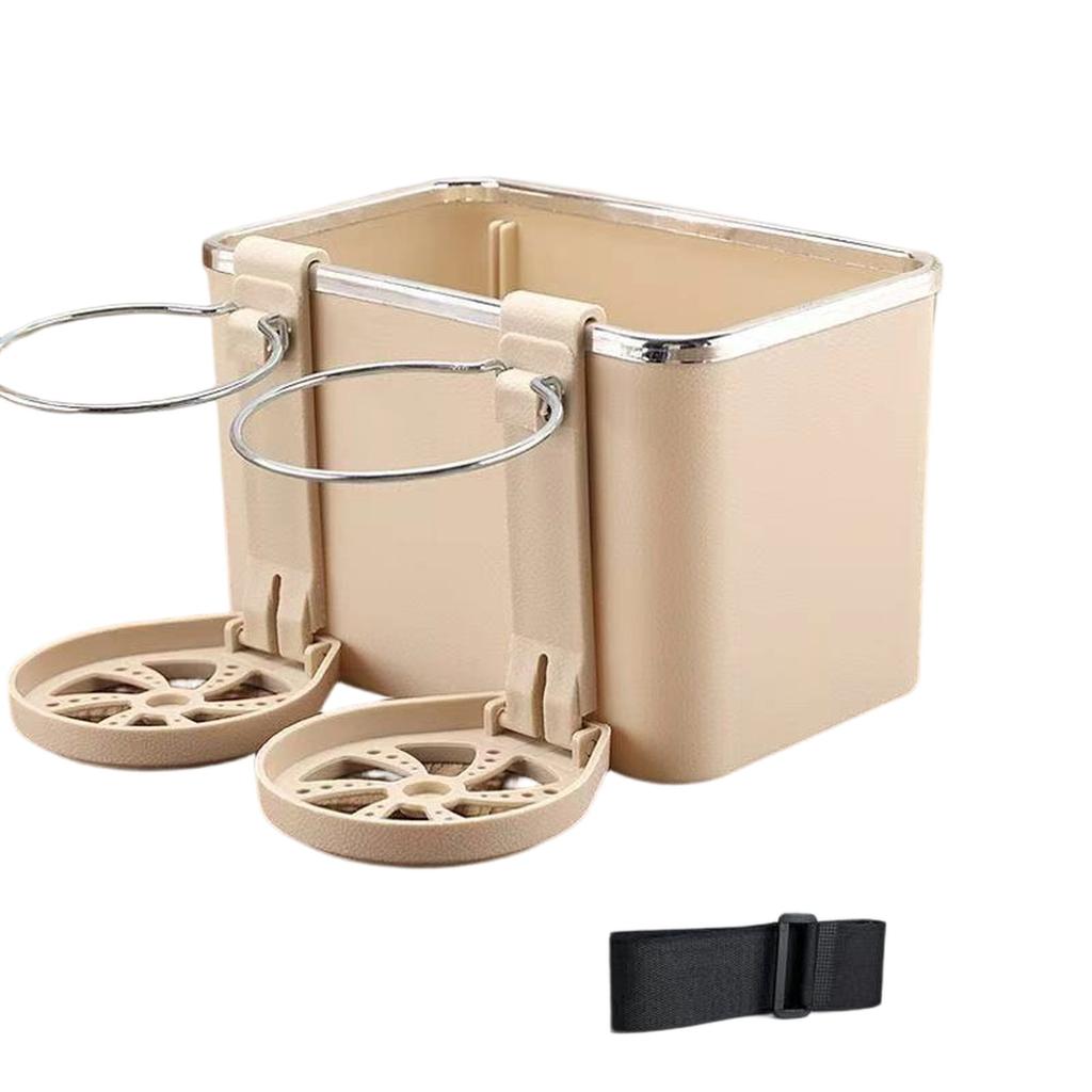 Luxshiny Auto-Aufbewahrungs-Organizer-Box Taschentuchhalter Becherhalter Tablett Sitz-Organizer Vorne