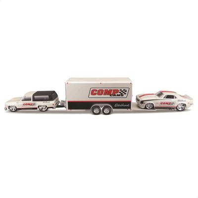 Maisto Design Team Hauler Series Scale Diecast Model Cars Chevrolet K5 Blazer 1968 Chevrolet Camaro Comp 1/64 (1979 / Z/28 White)