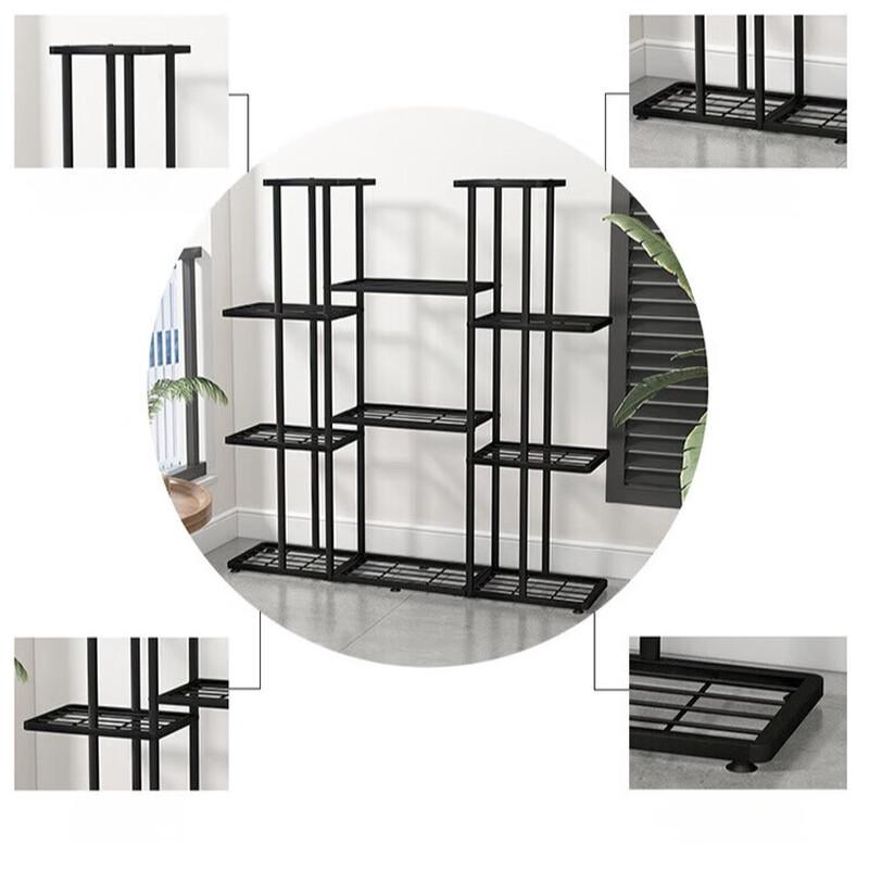 Movable Tiered Metal Plant Stand