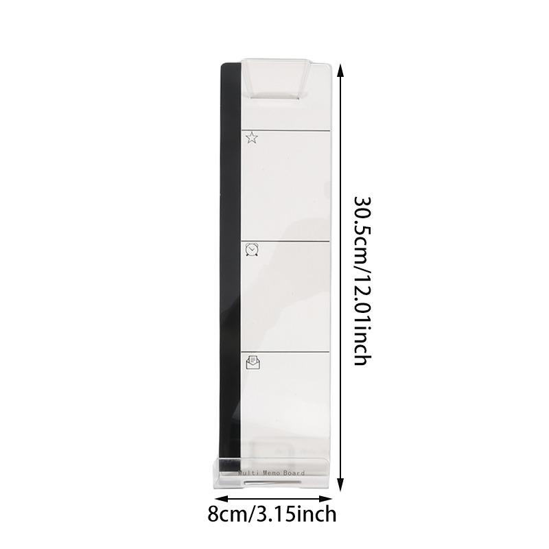 Creative Acrylic Monitor Message Memo Board for Sticky Note Transparent Name Card Phone Holder Desktop Plastic Holder Stationery