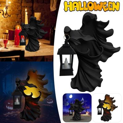 Escultura Sem Rosto Halloween Ghouls Escultura de Resina Decoração
