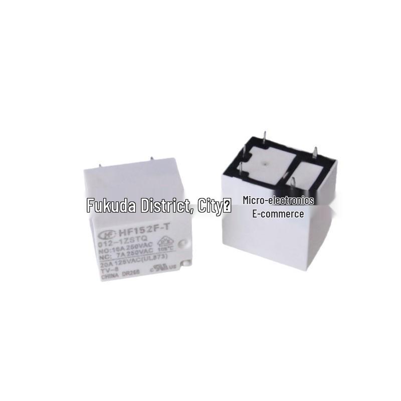 HF152F-T/012-1ZSTQ High Temp 12V 20A 5-Pin Relay for Heavy Duty Applications