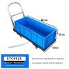 Yishuxiang Mobile Mop Bucket Cart with Rectangular Basin
