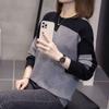 Women's Sweater O-Neck Long Sleeve Pullovers Autumn Winter Basic Jumper Knitwear Warm Female Clothing