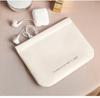 PU Fashion Portable Cosmetic Bag Cover Closure Handle for Travel Storage Protective Case for Sanitary Napkins Lipstick Sundries