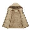 Wind down cotton clothes hooded drawstring sweater jacket women's loose down thickened casual jacket jacket