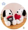 2025 Snoopy Love Heart Bouquet Plush Toy Pillow - Birthday Gift for Girls and Kids