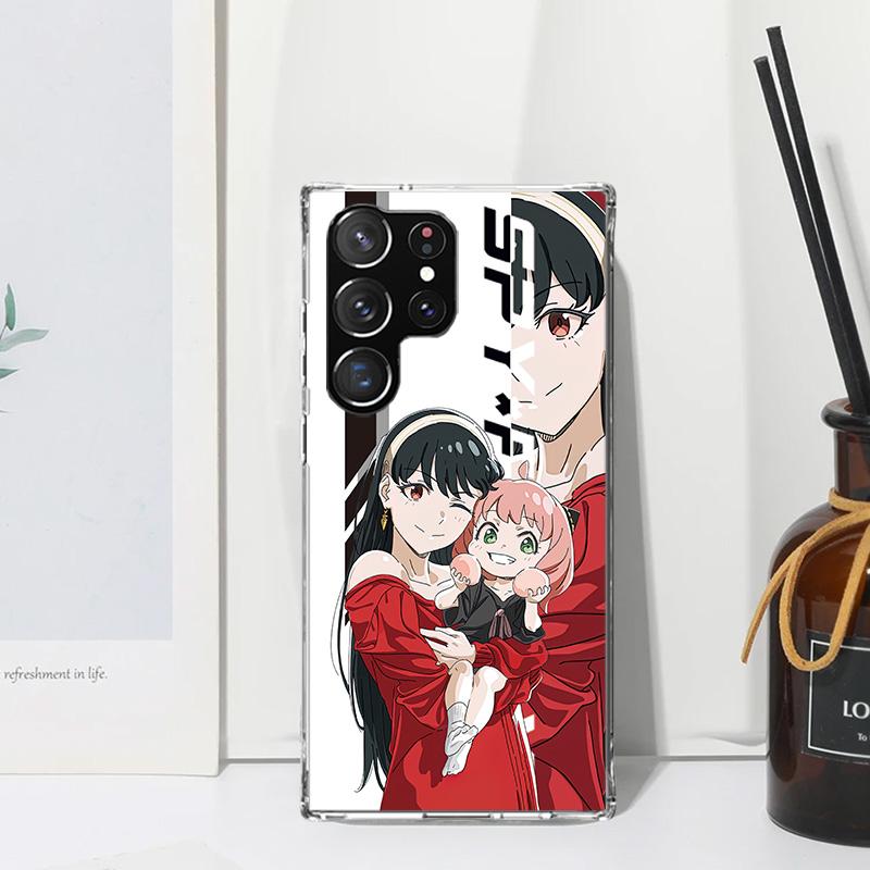 Anime Spy Family Anya Phone Case For Samsung Galaxy S26 S25 Edge S24 FE S23 S22 Ultra S21 Plus S20 + Art Fundas Back Cover Galax