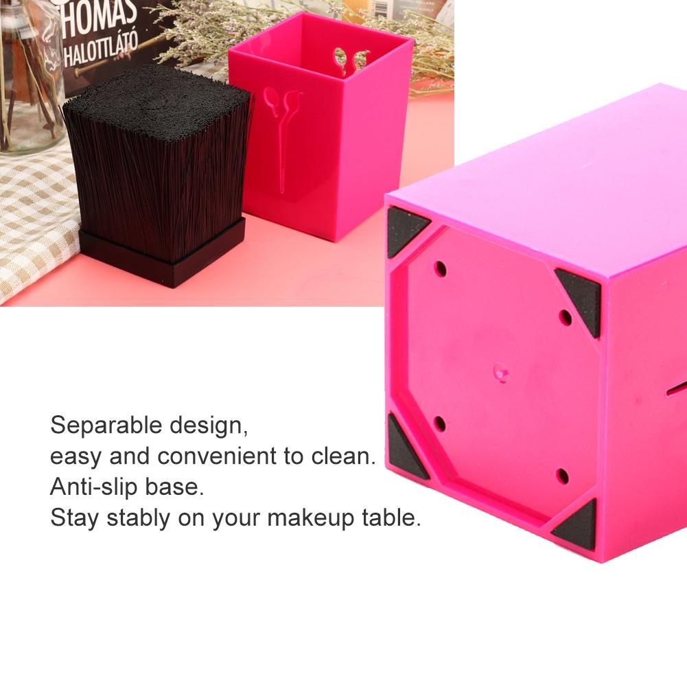 Scissor Stand Professional Hairdressing Clip Holder Storage Box Salon Hairdresser Tool Rose Red