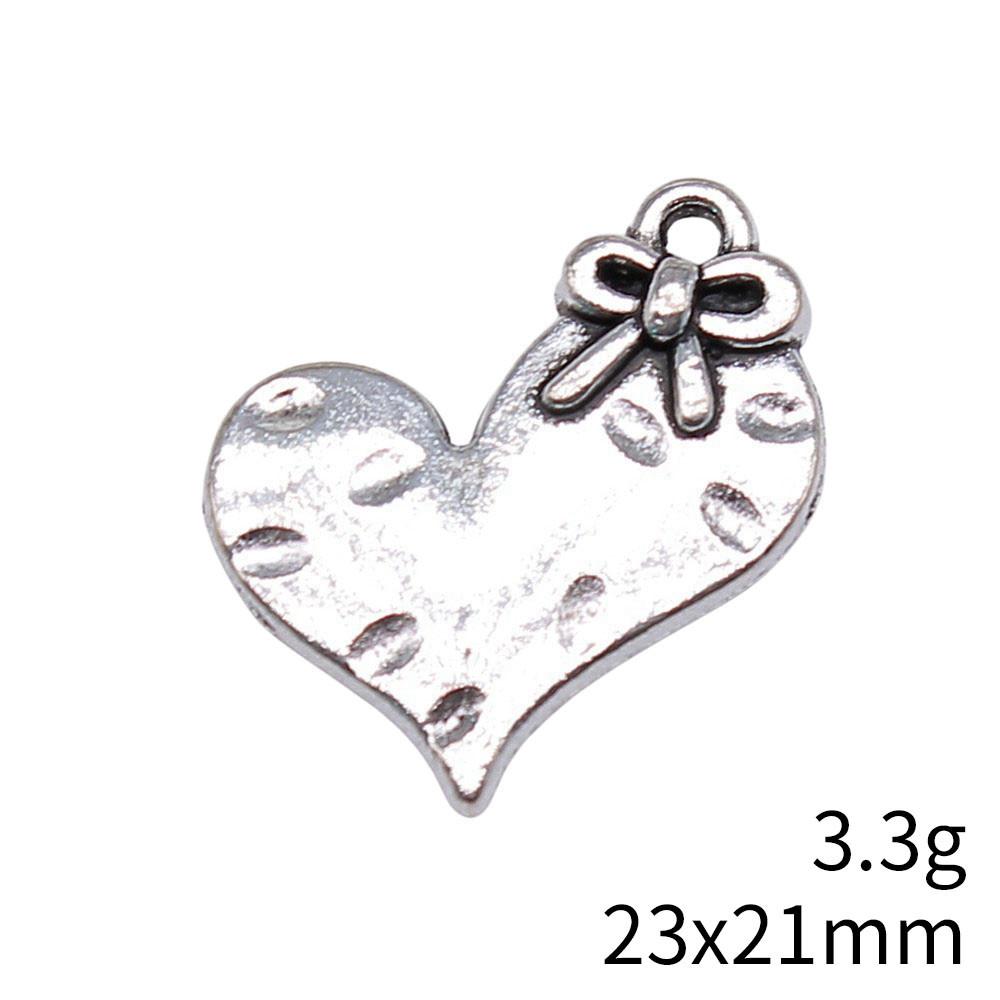 Back To School Charms Bulk Peach Heart Love Charms Pendant Women's Clothing Pendant