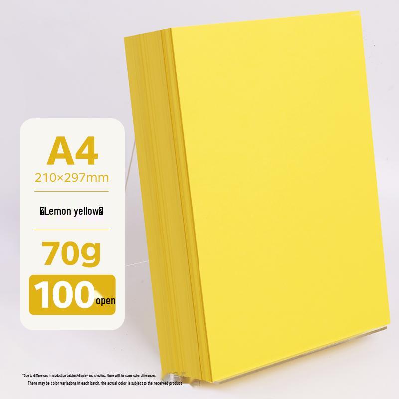 A4 Assorted Color Thickened Origami Paper 80g/120g/150g - Pink, Red, Blue