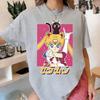 Sailor Moon Anime 2026 Summer Y2k T Shirt Women Unisex Casual Short Sleeve Top Kawaii Cartoon Print Streetwear Fashion Graphic Tee